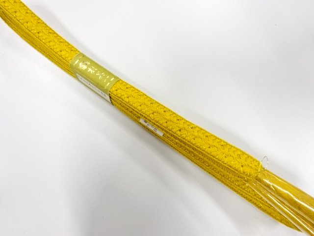 未使用品　正絹　手組帯締め